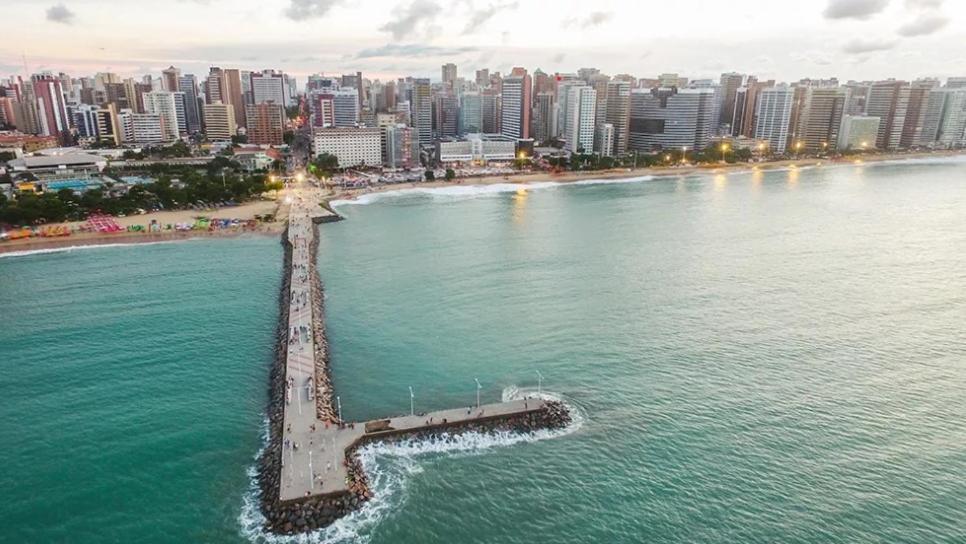 Flat Vista Mar No Meireles Na Beira Mar De Fortaleza 905 Экстерьер фото